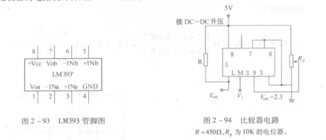 电压比较器的电路设计_电路图分享 电压比较器对电池电压和基准电压进行比较,使电池电压降到2. 3V时,XC2V250-6FGG456I电压比较器输出翻转。 比较器选用LM393。LM393比较器中含有两个独立的电压比较器,这两个比较器的失调电压低于2. OV,能在电压范围很宽的单电源下工作。其低的电源电流不随电源电压的大小而变化,该比较器的另一特性使模共电压可到地电压,单电源供电也如此。LM393的管脚如图2 -93所示。 LM393的性能如下: 典型的电源电压:1V~+18V或者2V~ 36V单电源。 温度范围:军用 - 30~+70